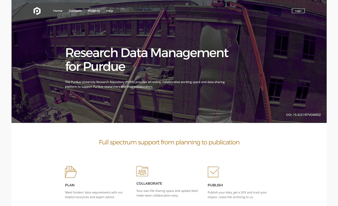 Purdue University Research Repository (PURR)